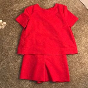 Romper with slightly open back